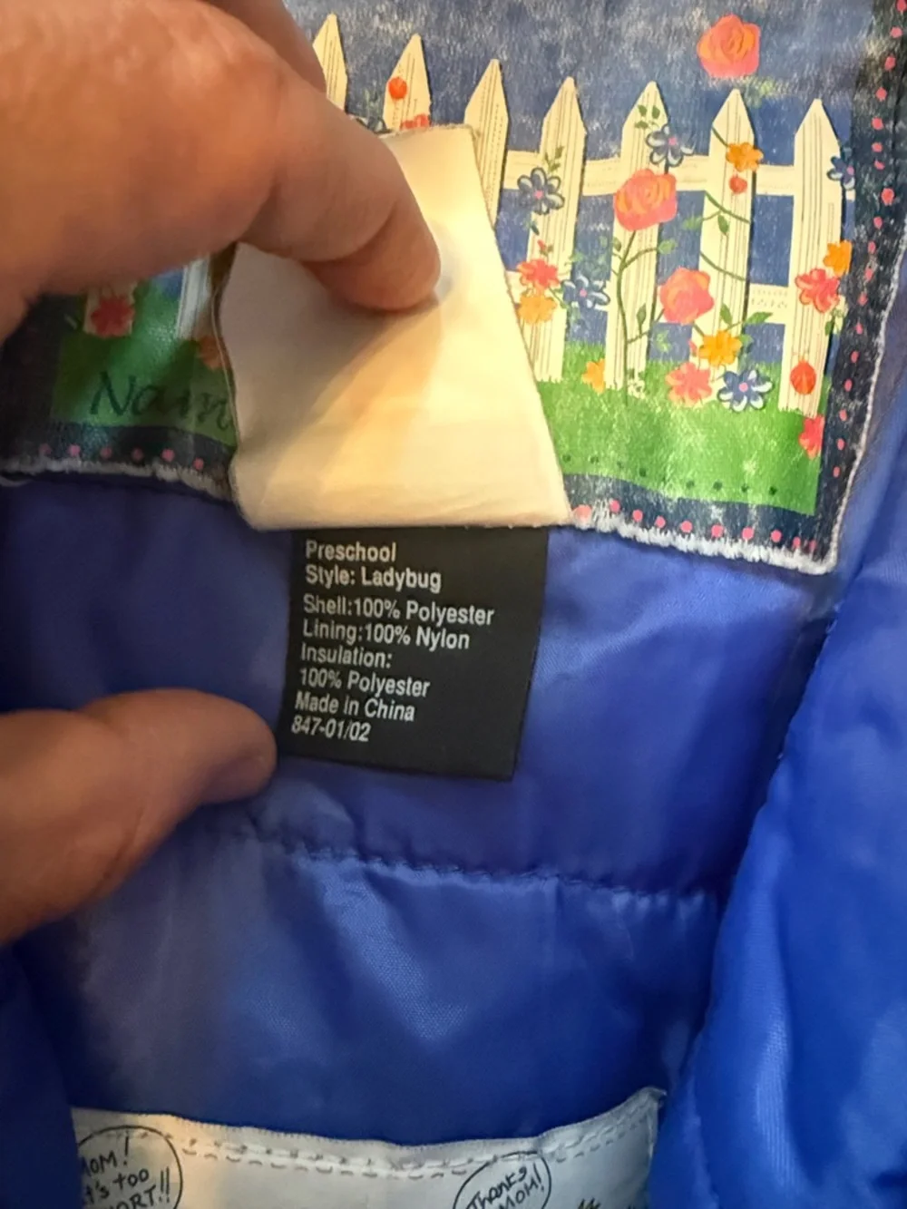 Obermeyer Girls Blue Floral Ski Suit-Size 5